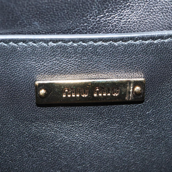 Miu Miu Matelasse Bijoux Shoulder Bag Velor Wine Red Gold Auth 118941M