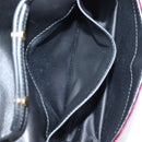 Miu Miu Matelasse Bijoux Shoulder Bag Velor Wine Red Gold Auth 118941M-25