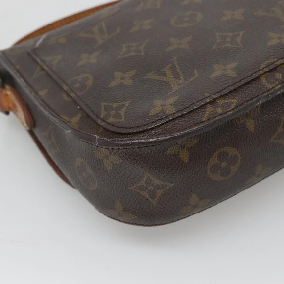 LOUIS VUITTON Monogram Saint Cloud MM Shoulder Bag M51243 LV Auth 118946