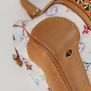 LOUIS VUITTON Monogram Multicolor Courtney MM Bag 2way White M45641 Auth 118947V-14