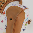 LOUIS VUITTON Monogram Multicolor Courtney MM Bag 2way White M45641 Auth 118947V-15