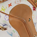 LOUIS VUITTON Monogram Multicolor Courtney MM Bag 2way White M45641 Auth 118947V-16