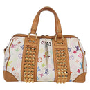 LOUIS VUITTON Monogram Multicolor Courtney MM Bag 2way White M45641 Auth 118947V-13