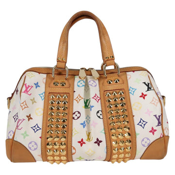 LOUIS VUITTON Monogram Multicolor Courtney MM Bag 2way White M45641 Auth 118947V - 0