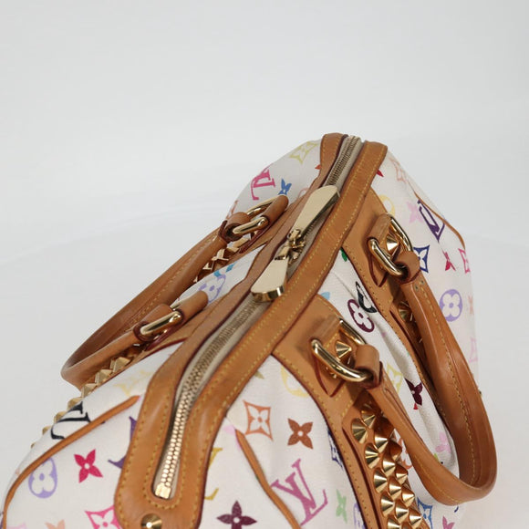 LOUIS VUITTON Monogram Multicolor Courtney MM Bag 2way White M45641 Auth 118947V