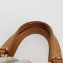 LOUIS VUITTON Monogram Multicolor Courtney MM Bag 2way White M45641 Auth 118947V-8