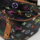 LOUIS VUITTON Monogram Multicolor Rita Tote Bag Black M40126 LV Auth 118953V-15