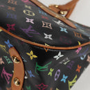 LOUIS VUITTON Monogram Multicolor Rita Tote Bag Black M40126 LV Auth 118953V-17