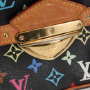 LOUIS VUITTON Monogram Multicolor Rita Tote Bag Black M40126 LV Auth 118953V-18