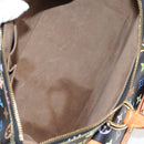 LOUIS VUITTON Monogram Multicolor Rita Tote Bag Black M40126 LV Auth 118953V-10