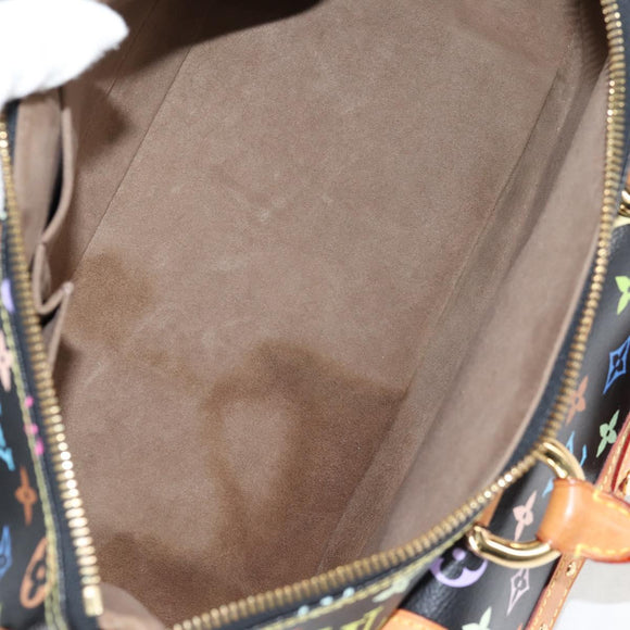 LOUIS VUITTON Monogram Multicolor Rita Tote Bag Black M40126 LV Auth 118953V