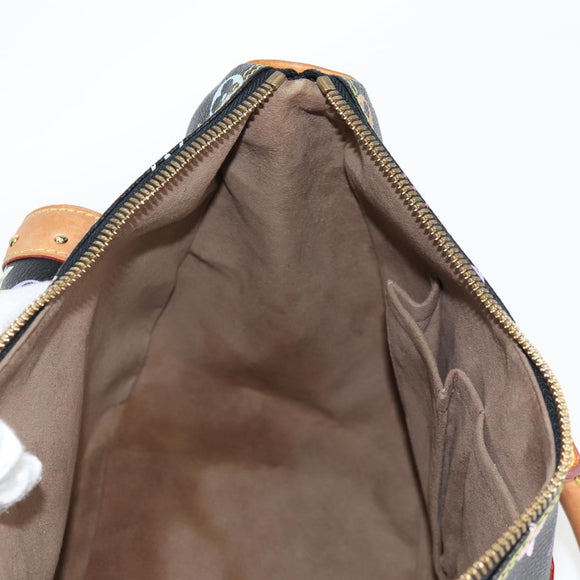 LOUIS VUITTON Monogram Multicolor Rita Tote Bag Black M40126 LV Auth 118953V