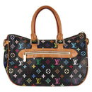LOUIS VUITTON Monogram Multicolor Rita Tote Bag Black M40126 LV Auth 118953V-2