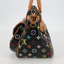 LOUIS VUITTON Monogram Multicolor Rita Tote Bag Black M40126 LV Auth 118953V-3