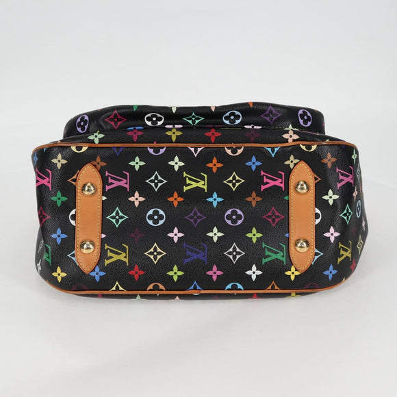 LOUIS VUITTON Monogram Multicolor Rita Tote Bag Black M40126 LV Auth 118953V