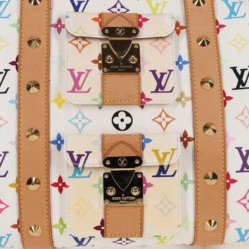 LOUIS VUITTON Monogram Multicolor Keepall 45 Bag White M92641 LV Auth 118955V - 0