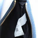 VERSACE Hand Bag Denim 2way Blue Gold Auth 118958M-20