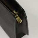 LOUIS VUITTON Epi Pochette Homme Clutch Bag Black Noir M52522 LV Auth 119003-8