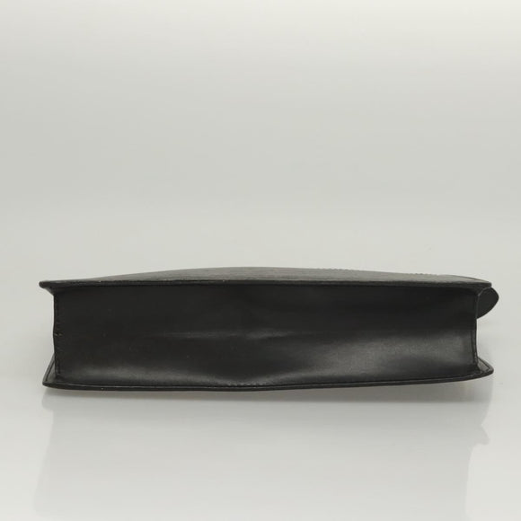 LOUIS VUITTON Epi Pochette Homme Clutch Bag Black Noir M52522 LV Auth 119003