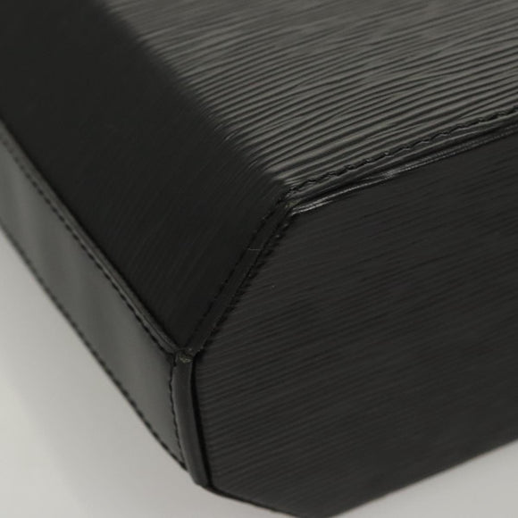 LOUIS VUITTON Epi Sac Seau Shoulder Bag Black M80161 LV Auth 119004