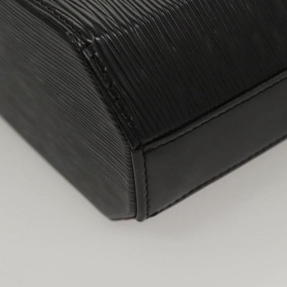 LOUIS VUITTON Epi Sac Seau Shoulder Bag Black M80161 LV Auth 119004