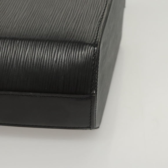 LOUIS VUITTON Epi Sac Seau Shoulder Bag Black M80161 LV Auth 119004