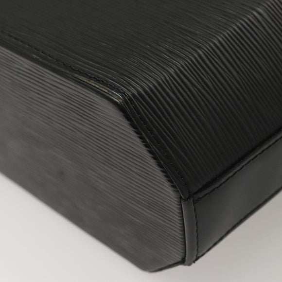 LOUIS VUITTON Epi Sac Seau Shoulder Bag Black M80161 LV Auth 119004