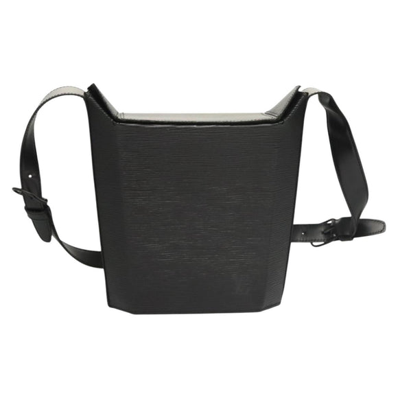 LOUIS VUITTON Epi Sac Seau Shoulder Bag Black M80161 LV Auth 119004