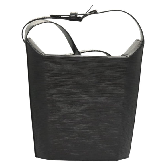 LOUIS VUITTON Epi Sac Seau Shoulder Bag Black M80161 LV Auth 119004