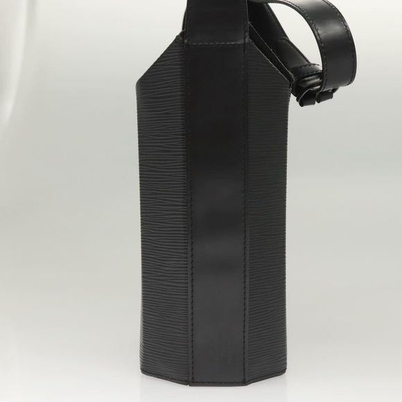 LOUIS VUITTON Epi Sac Seau Shoulder Bag Black M80161 LV Auth 119004