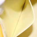 LOUIS VUITTON Monogram Vernis Houston Hand Bag Lime Yellow M91055 LV Auth 119005-23