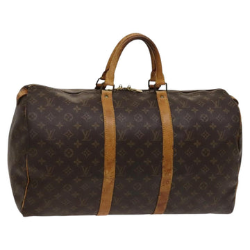 LOUIS VUITTON Monogram Keepall 50 Boston Bag M41426 LV Auth 119006