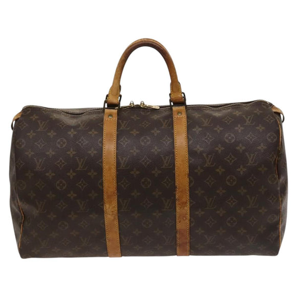 LOUIS VUITTON Monogram Keepall 50 Boston Bag M41426 LV Auth 119006