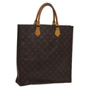 LOUIS VUITTON Monogram Sac Plat Hand Bag M51140 LV Auth 119012-1