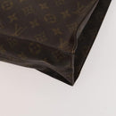 LOUIS VUITTON Monogram Sac Plat Hand Bag M51140 LV Auth 119012-15