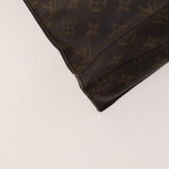LOUIS VUITTON Monogram Sac Plat Hand Bag M51140 LV Auth 119012