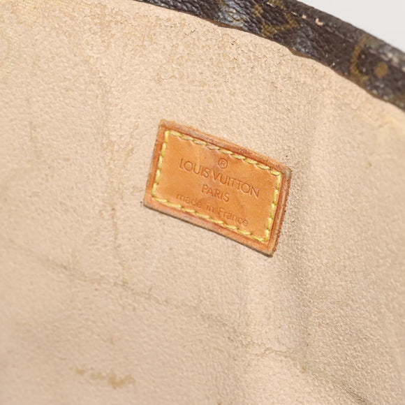 LOUIS VUITTON Monogram Sac Plat Hand Bag M51140 LV Auth 119012