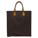 LOUIS VUITTON Monogram Sac Plat Hand Bag M51140 LV Auth 119012-13