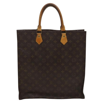 LOUIS VUITTON Monogram Sac Plat Hand Bag M51140 LV Auth 119012 - 0