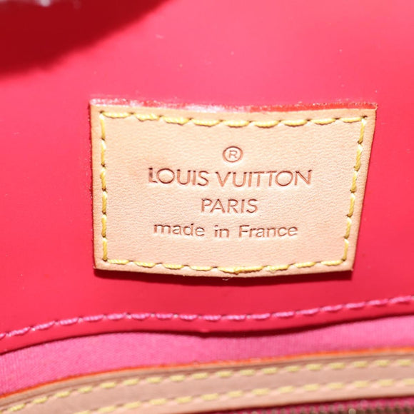 LOUIS VUITTON Monogram Vernis Reade PM Hand Bag Fran Boise M9132F Auth 119018AM