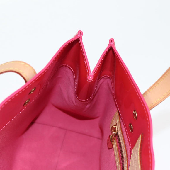 LOUIS VUITTON Monogram Vernis Reade PM Hand Bag Fran Boise M9132F Auth 119018AM