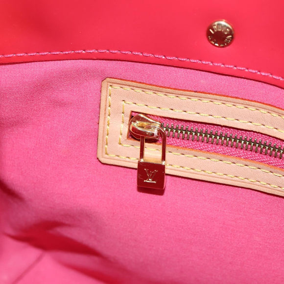 LOUIS VUITTON Monogram Vernis Reade PM Hand Bag Fran Boise M9132F Auth 119018AM