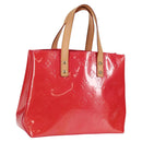 LOUIS VUITTON Monogram Vernis Reade PM Hand Bag Fran Boise M9132F Auth 119018V-1