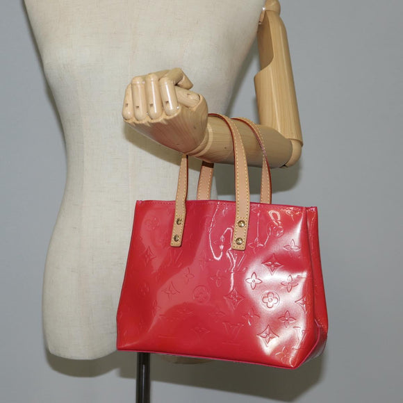 LOUIS VUITTON Monogram Vernis Reade PM Hand Bag Fran Boise M9132F Auth 119018AM