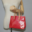 LOUIS VUITTON Monogram Vernis Reade PM Hand Bag Fran Boise M9132F Auth 119018V-23