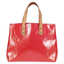 LOUIS VUITTON Monogram Vernis Reade PM Hand Bag Fran Boise M9132F Auth 119018V-13