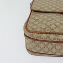 CELINE Macadam Canvas Shoulder Bag PVC Beige Gold Auth 119023-9