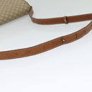 CELINE Macadam Canvas Shoulder Bag PVC Beige Gold Auth 119023-7