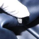 BALLY Hand Bag Leather Navy Gold Auth 119027-11