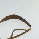 GUCCI GG Supreme Web Sherry Line Shoulder Bag PVC Beige Gold Auth 119029-8